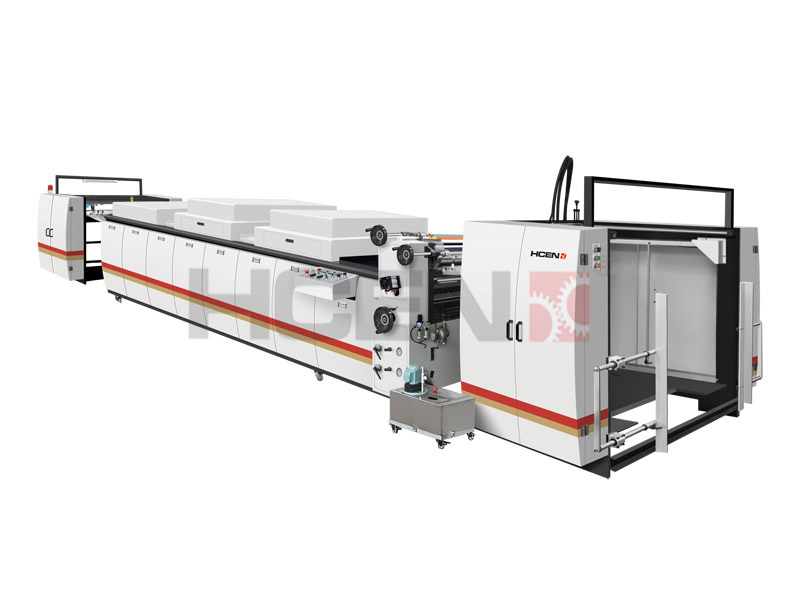 HCSG-1200/1400YD(厚紙) 全自動(dòng)UV單機(jī)座全面上光過(guò)油機(jī)